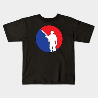 Red & Blue Soldier Kids T-Shirt